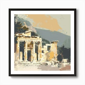 Delphi, Greece 2 Art Print