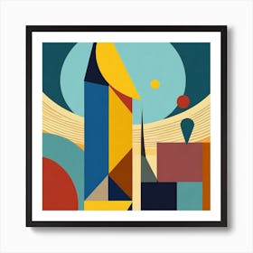 Abstract Cityscape  Art Print