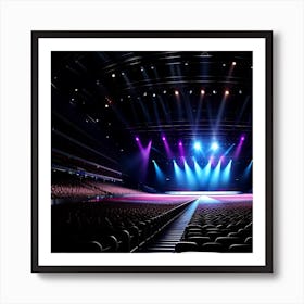 Empty Concert Hall Art Print