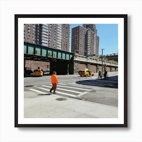 Street Scene In New York City Art Print