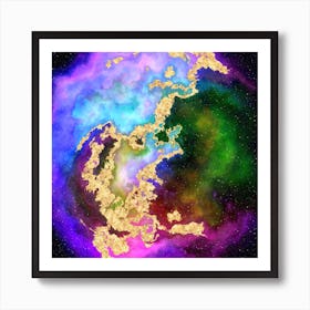 100 Nebulas in Space Abstract n.006 Art Print