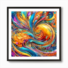 Abstract Painting 11 Art Print