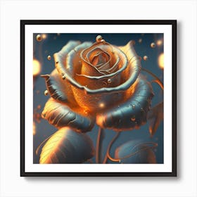 Realistic Best Quality Masterpiece13 Gold (1) 1 Art Print