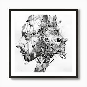 'The Head' 1 Art Print