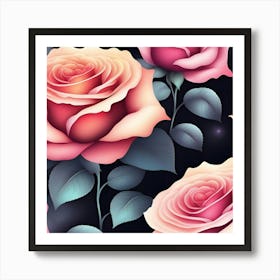 Rose Art Art Print