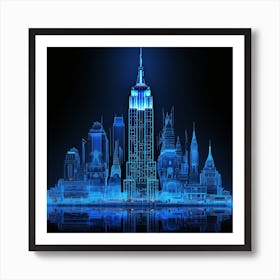 New York City Skyline Art Print