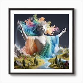 Earth Goddess 1 Art Print