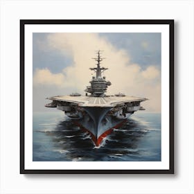 Aircraft carrier 2 Art Print