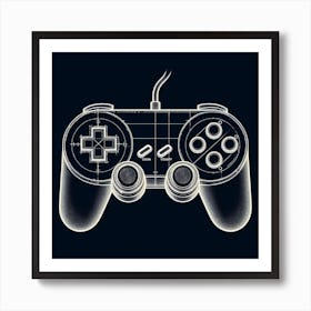 Video Game Controller 9 Art Print