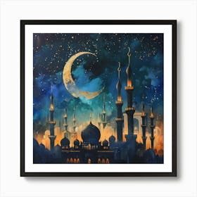 Ramadan Painting Art Print