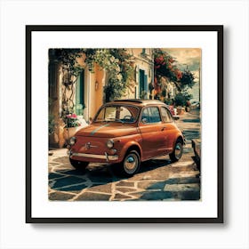 Fiat 500 Art Print