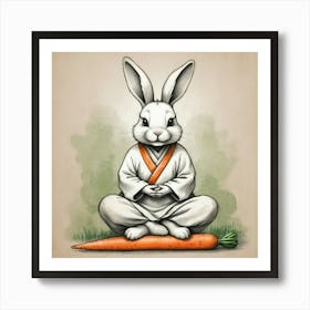 Yogi Bunny Art Print