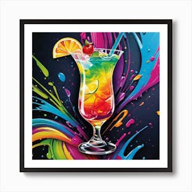 Colorful Drink 8 Art Print