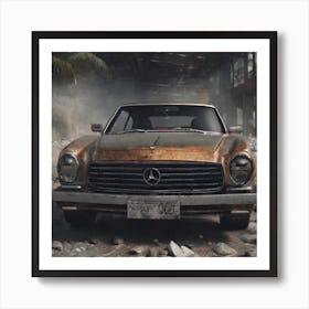 Mercedes Benz Sl Art Print