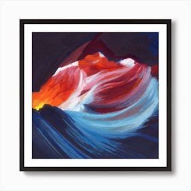 Antelope Canyon Square Art Print