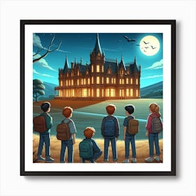 Haunted Castle Art Print