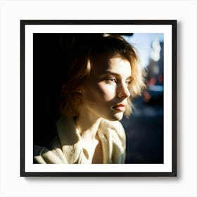 Portrait Of A Young Woman 5 Art Print