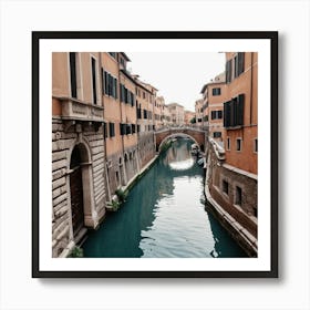 Canal Art Print