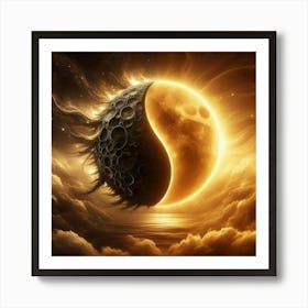 Yin And Yang 2 Art Print