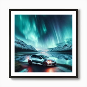 Mk7 golf r Art Print