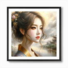 Exotic Beauty Artwork 98 Art Print