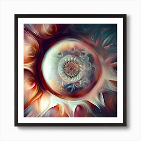 Abstract Fractal Art 1 Art Print