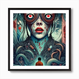 Red Nightmares Art Print