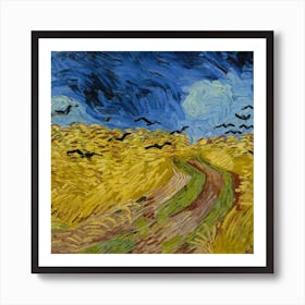 Van Gogh, Wheat Field With Crows Art Print