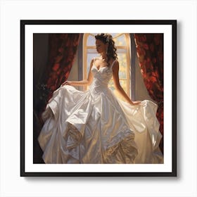 Wedding Dress Art Print