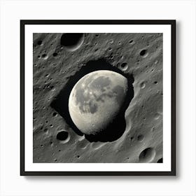 Moon photo Art Print