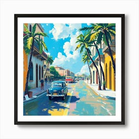 Cuba City Street Art Print