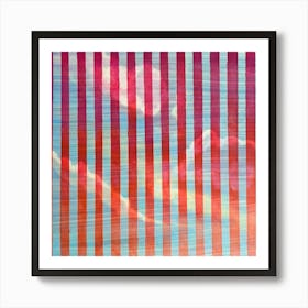 Striped Sky Art Print