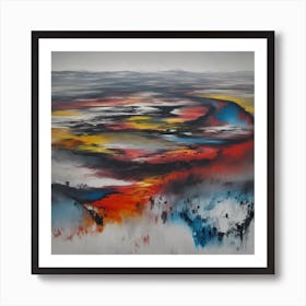Abstract Landscapes 1 Art Print
