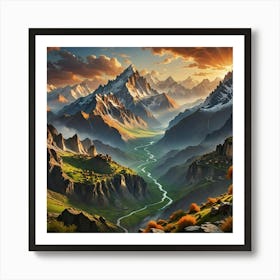 Hunza Art Print