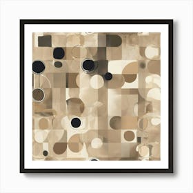 Abstract Circles 18 Art Print