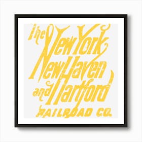 New York, New Haven And Hartford Railroad Art Print