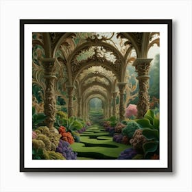 Fairytale Garden 3 Art Print