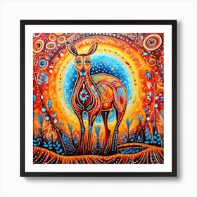 Kangaroo 4 Art Print