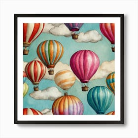 Hot Air Balloons 5 Art Print