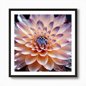 Crystal flower Art Print