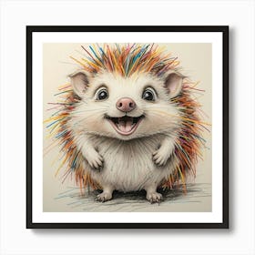 Hedgehog 46 Art Print