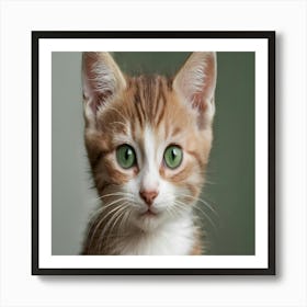 Portrait Of A Kitten Art Print