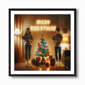 Merry Christmas Art Print