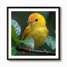Yellow Bird 1 Art Print