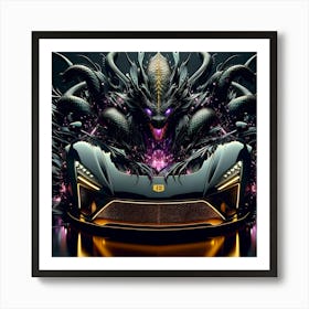 Demon Car Art Print