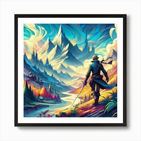 Wind And The Waves Art Print