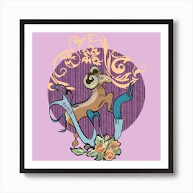 Aries Zodiac Art Print