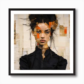 Woman'S Head Art Print