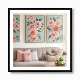 Three Roses Art Print