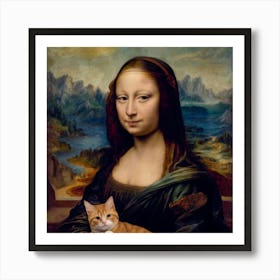 Mona Cat Affiche